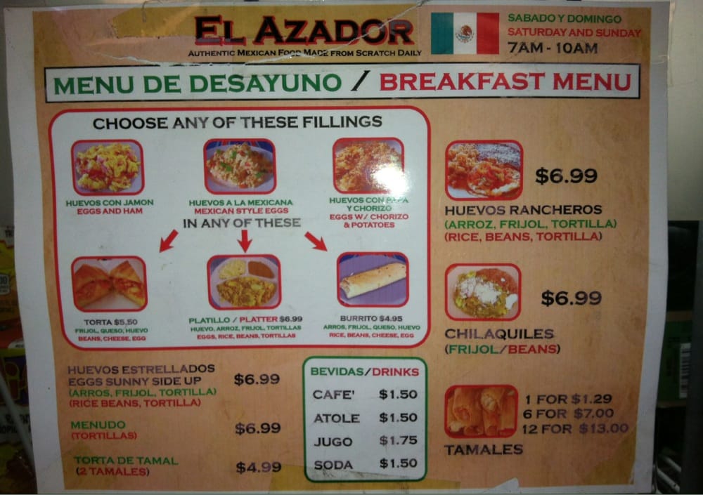El Azador Mexican Restaurant Mexican Greenville, NC Reviews