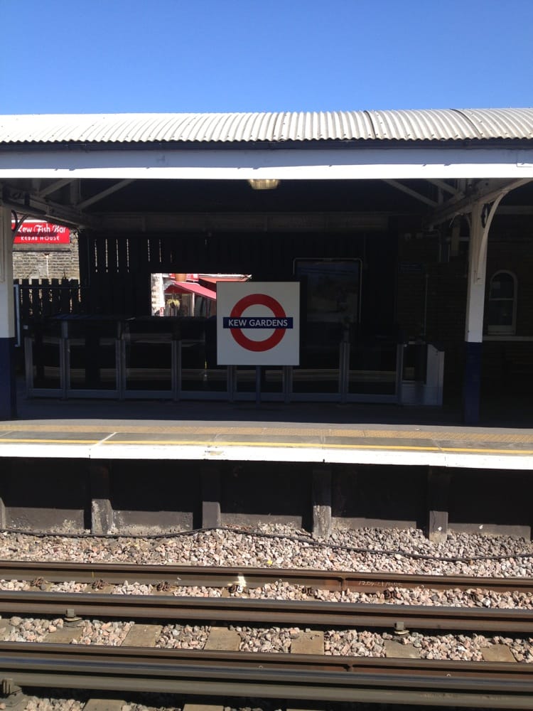 Kew Gardens Underground and Overground Station Train Stations Kew