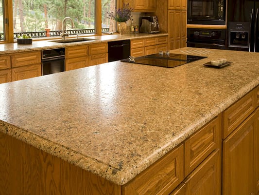 ... Brown Vincenza granite kitchen countertops - Denver, CO, United States