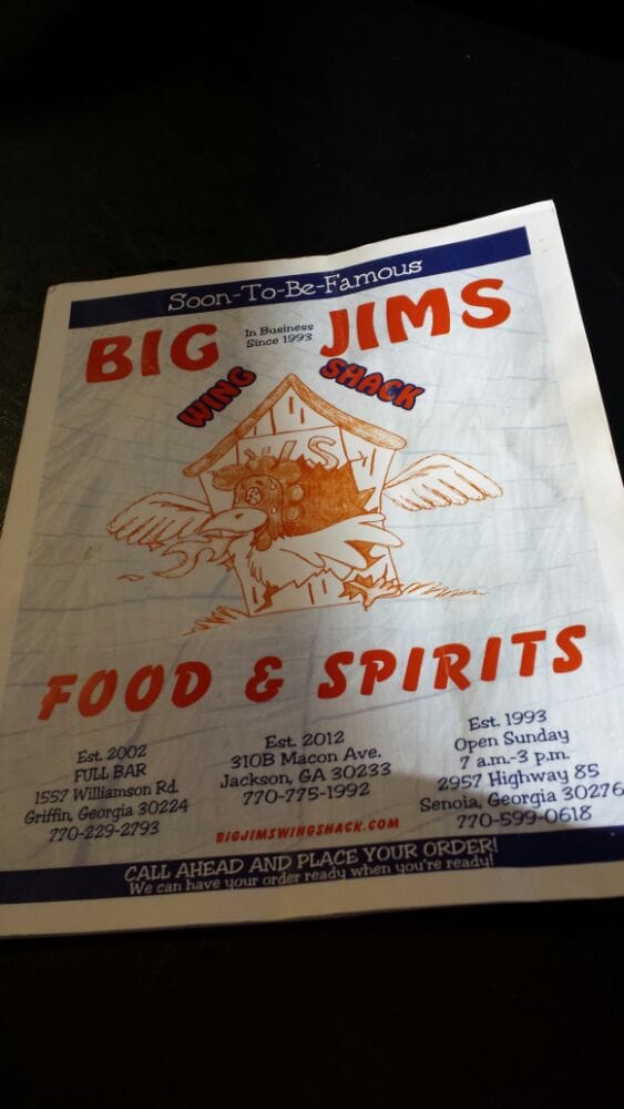 Big Jim’s Wing Shack Griffin, GA Yelp