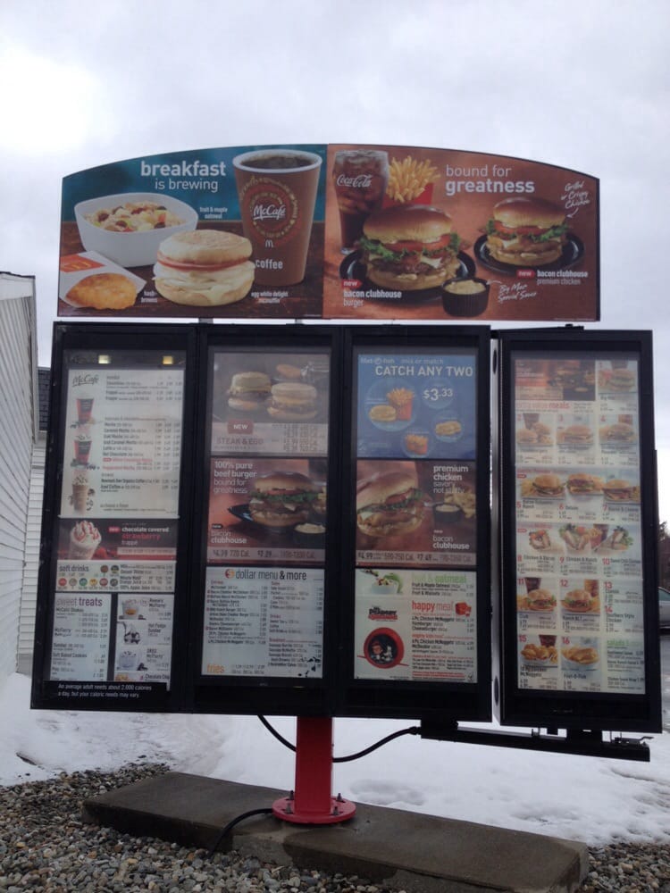 McDonald’s Fast Food Milton, VT Yelp
