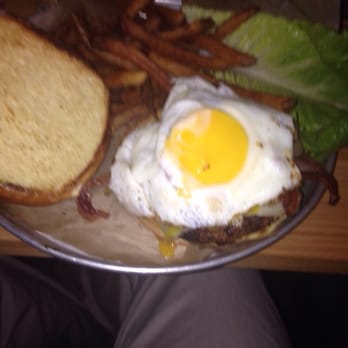 Burger Bar Chicago - Chicago, IL, United States. Build your own burger with fried egg.