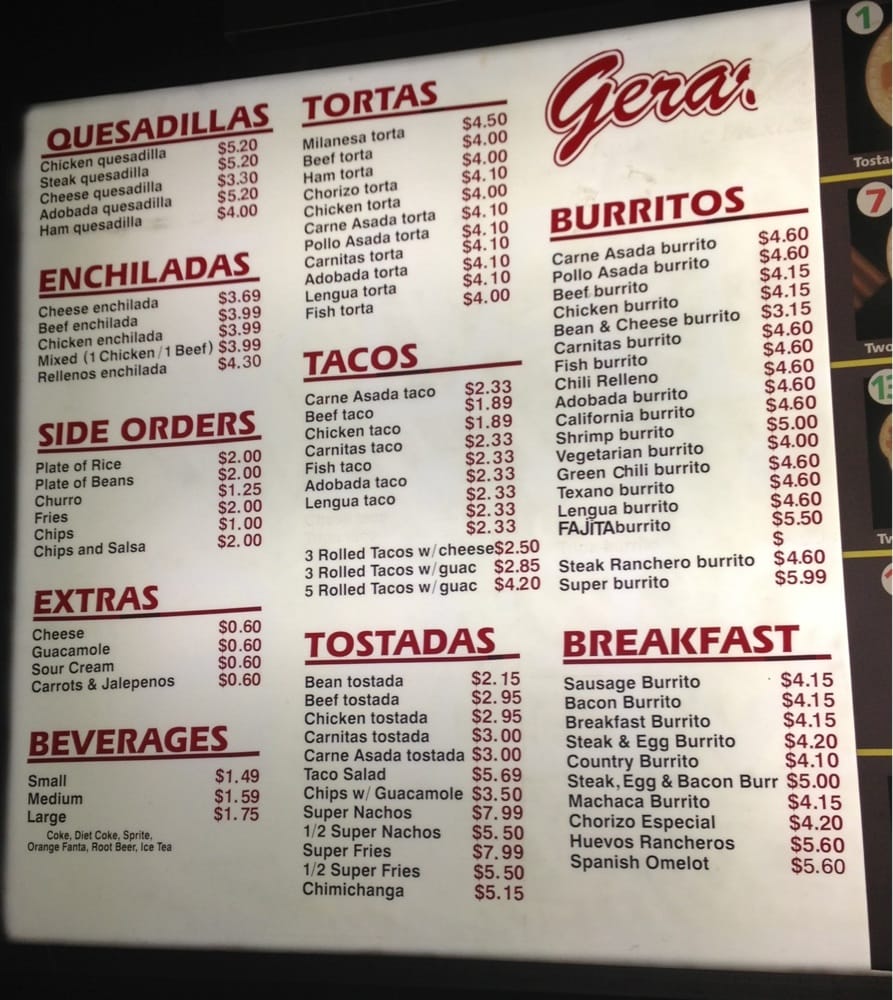 Gerardo’s Authentic Mexican Food 28 Photos Mexican 2706 N Monroe St Spokane, WA