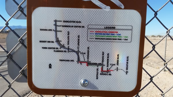 Tropicana Flamingo Wash Trail - Active Life - Russell and Decatur, Las