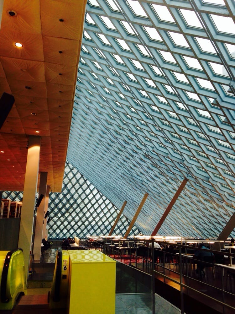 The Seattle Public Library Central Library Libraries Downtown