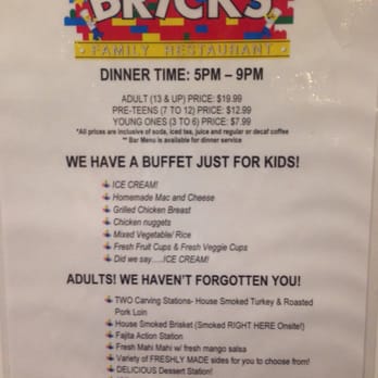 Legoland Bricks Restaurant Menu Legoland Bricks Restaurant Menu