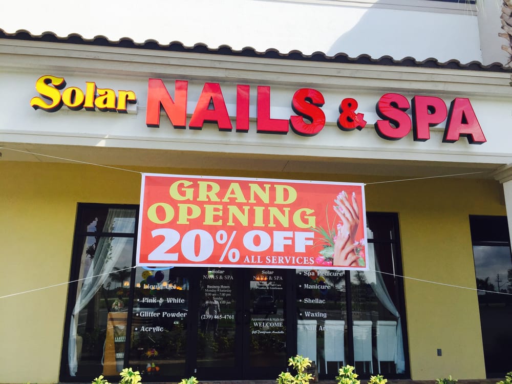 Solar Nails & Spa 24 Photos Nail Salons 8855 Immokalee Rd