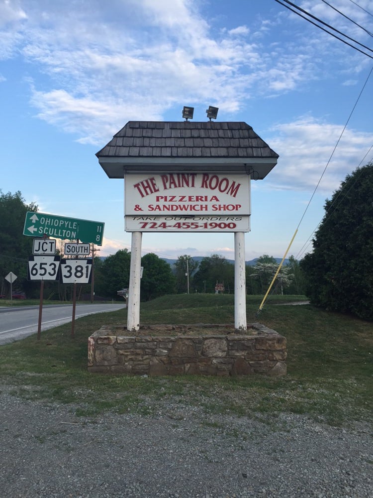 Paint Room Pizzeria & Sandwich Shop Pizza 115 Mill Run Rd