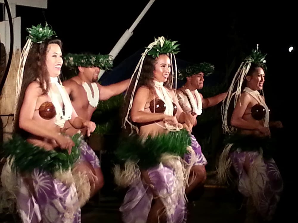 Dancers at a Luau