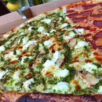 Pizza Bello - You gotta try the pesto chicken pizza! - Pleasanton, CA, United States