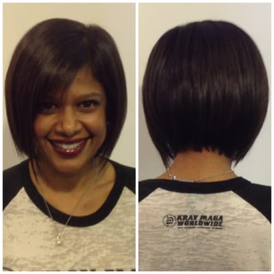 Laura Lawson - Texturized & Razored Bob Haircut - Torrance, CA, United ...