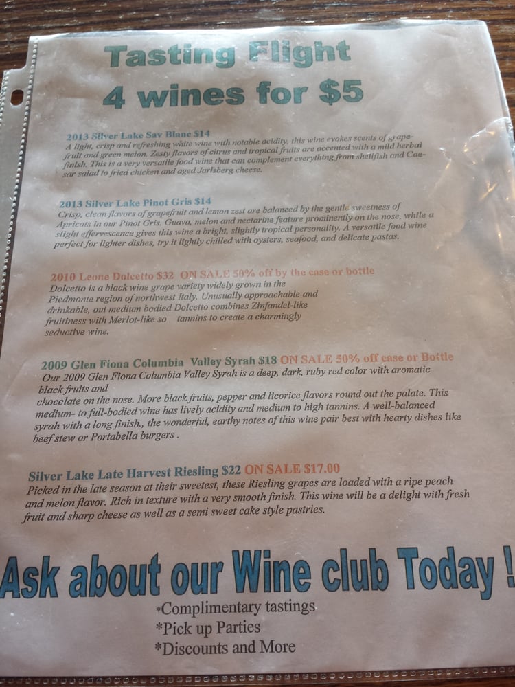 SIlver Lake Winery Wineries Zillah, WA Yelp