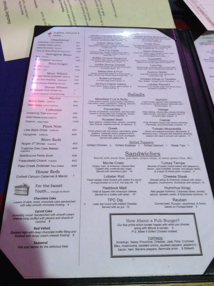 Jimmy’s Pub & Restaurant Bars 141 N Main St Mansfield, MA