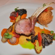 Rack of Lamb with baby eggplant and…