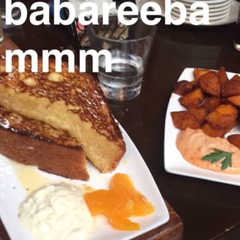 Cafe Ba-Ba-Reeba! - Chicago, IL, United States. Citrus French toast and palatas bravas (bigger option) AMAZING