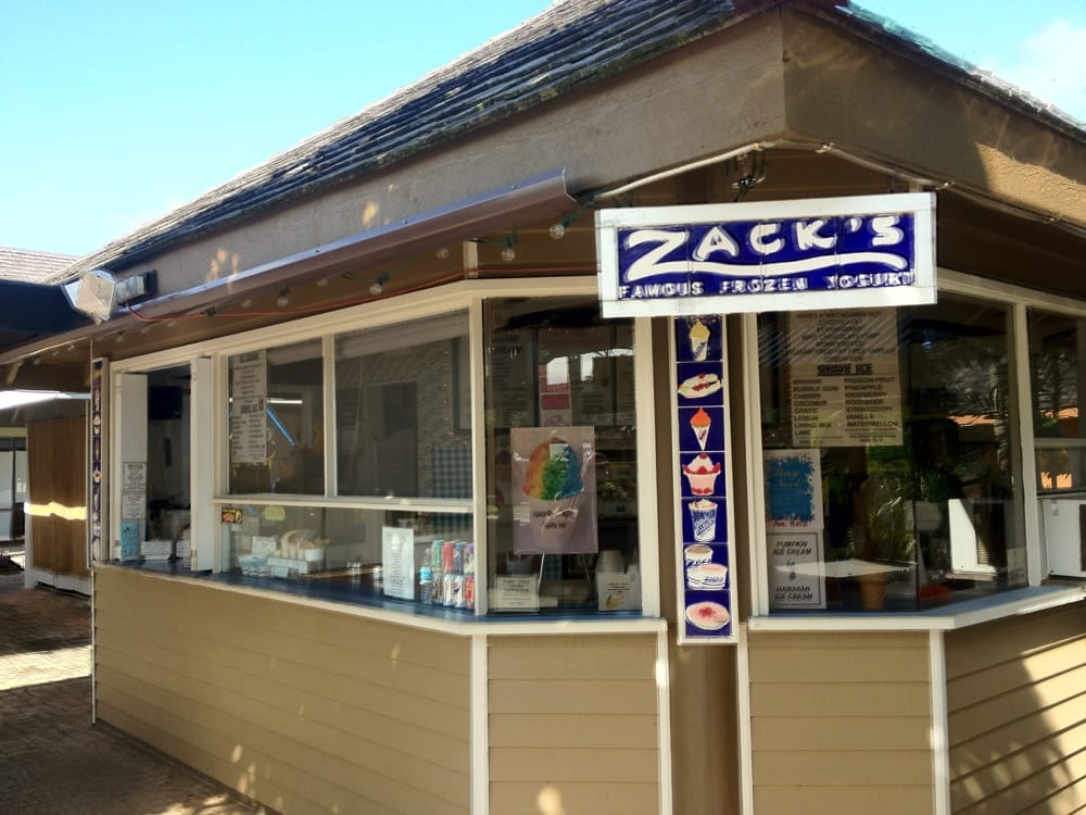 Zack’s Famous Frozen Yogurt & Cafe Ice Cream & Frozen Yogurt Kapaa