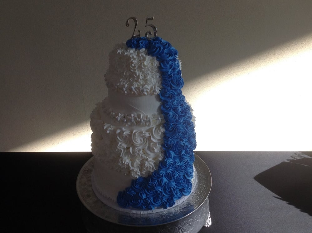 Dawn Whip Cream And Americolor Royal Blue Gel