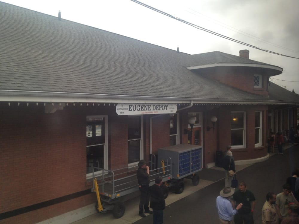 Eugene Amtrak Station Train Stations Eugene, OR Yelp