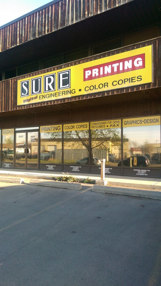 Sure Print & Copy Centres  Design Calgary, AB Reviews Photos