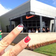 Nike Company Store - Beaverton, OR, United States. my jordan nails in front of the NES