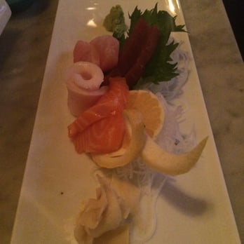 Kai Zan - Chicago, IL, United States. last one: sashimi selection: akami, hamachi, escolar & salmon. When I finished eating I felt I wanted more!!
