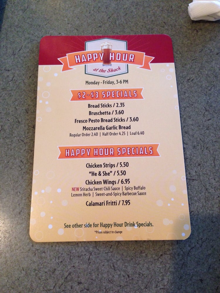 Coupon mary pizza shack