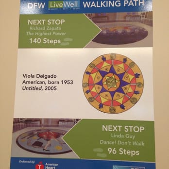 Dallas Fort Worth International Airport - Cool reference to the beautiful mosaics on the floors of Terminal D. - Dallas, TX, United States