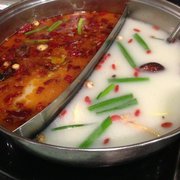 House spicy and house original soup base