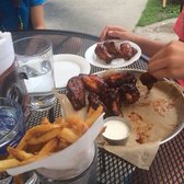 Burger Bar Chicago - Chicago, IL, United States. Chicken wings $9 fries $4