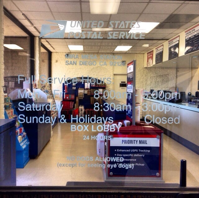 US Post Office Post Offices San Diego, CA Yelp