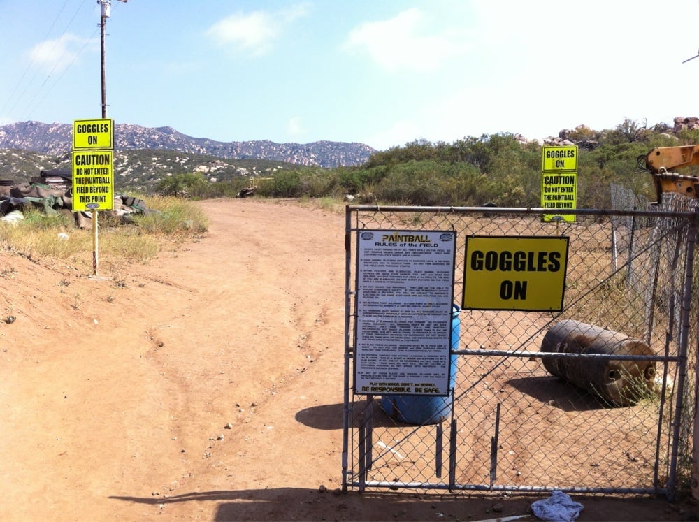 Giant San Diego Paintball and Airsoft Park Paintball Lakeside, CA