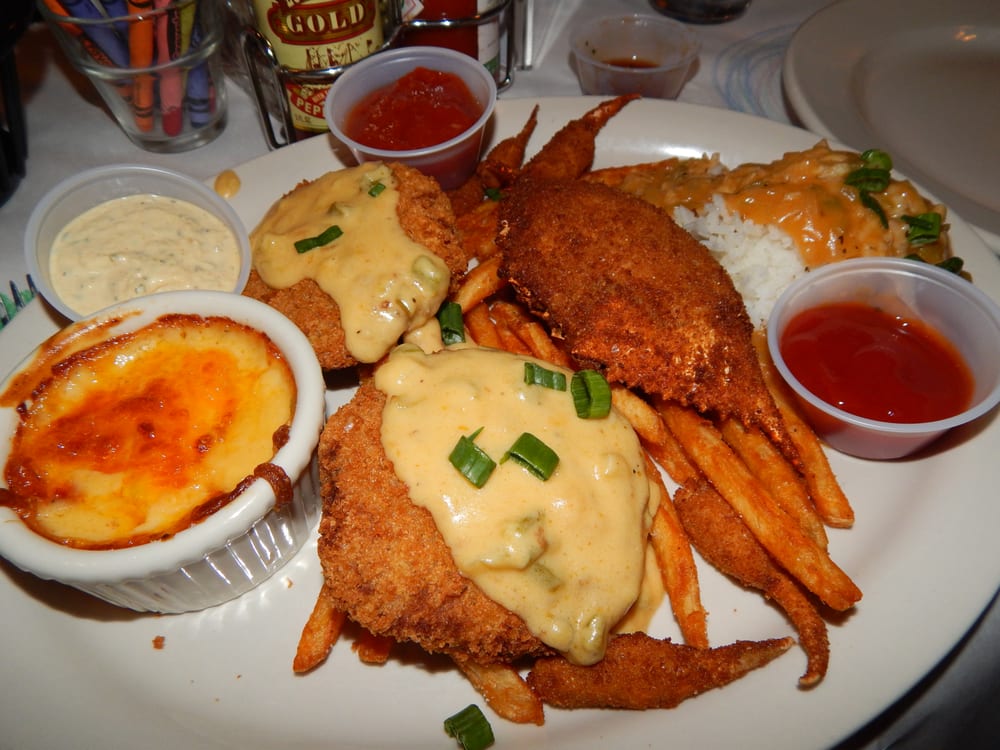 blue cafe lafayette crab dinner corn and crab bisque stuffed crab back crab cakes crabmeat etouffee blue cafe lafayette crab dinner corn and crab bisque stuffed crab back crab cakes crabmeat etouffee