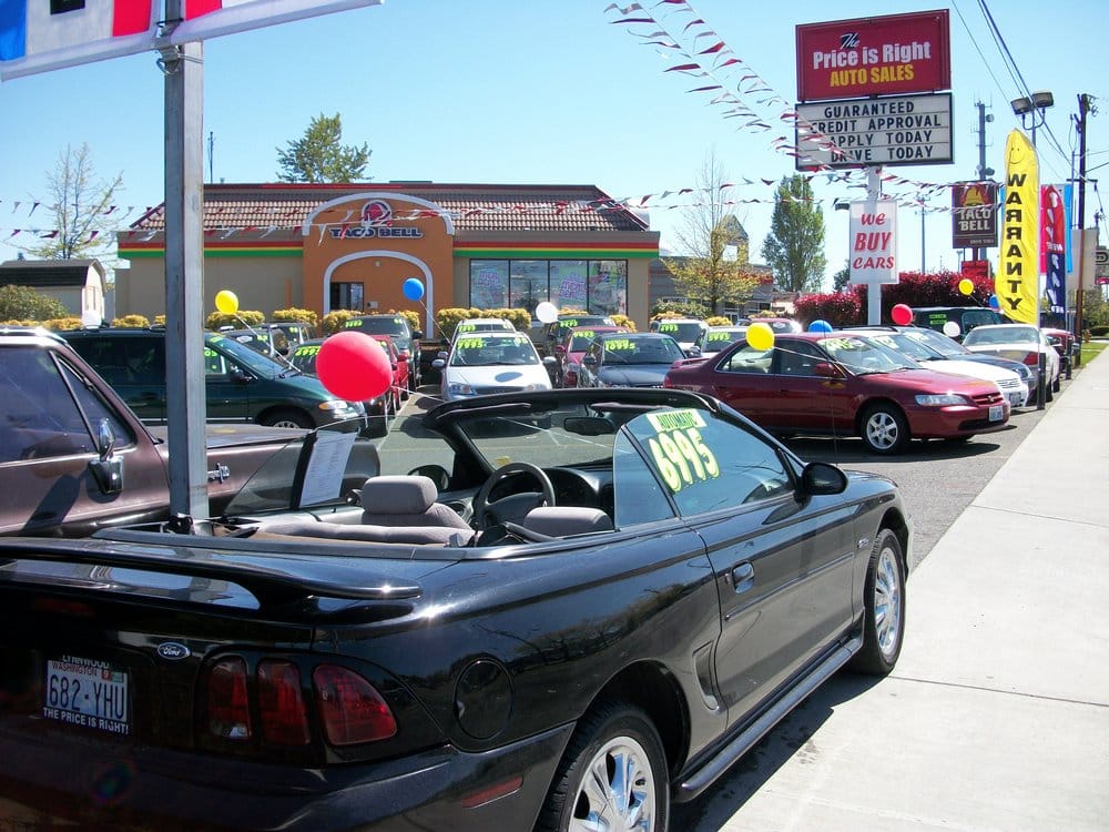 The Price Is Right Auto Sales