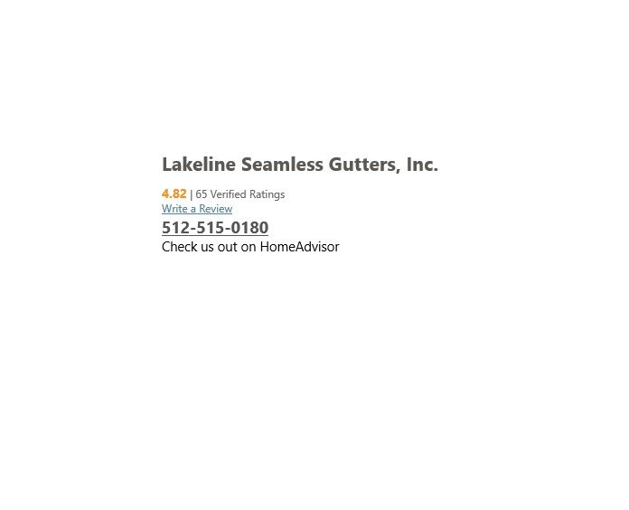 Lakeline Seamless Gutters