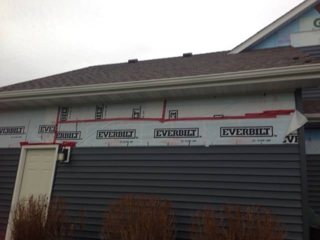 Beautiful Vytec Siding In Harbor Being Installed Eagan Mn Along Photo Of Exteriors Excellence Lakeville Mn United States Beautiful Vytec Siding