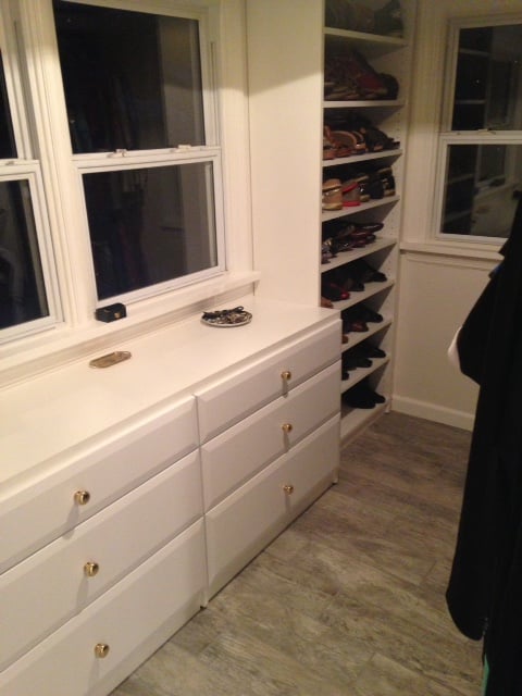 Left Side To Right Of Built In Dresser Shoe Shelving Yelp Photo Of Closet Factory St Louis Mo United States Left Side