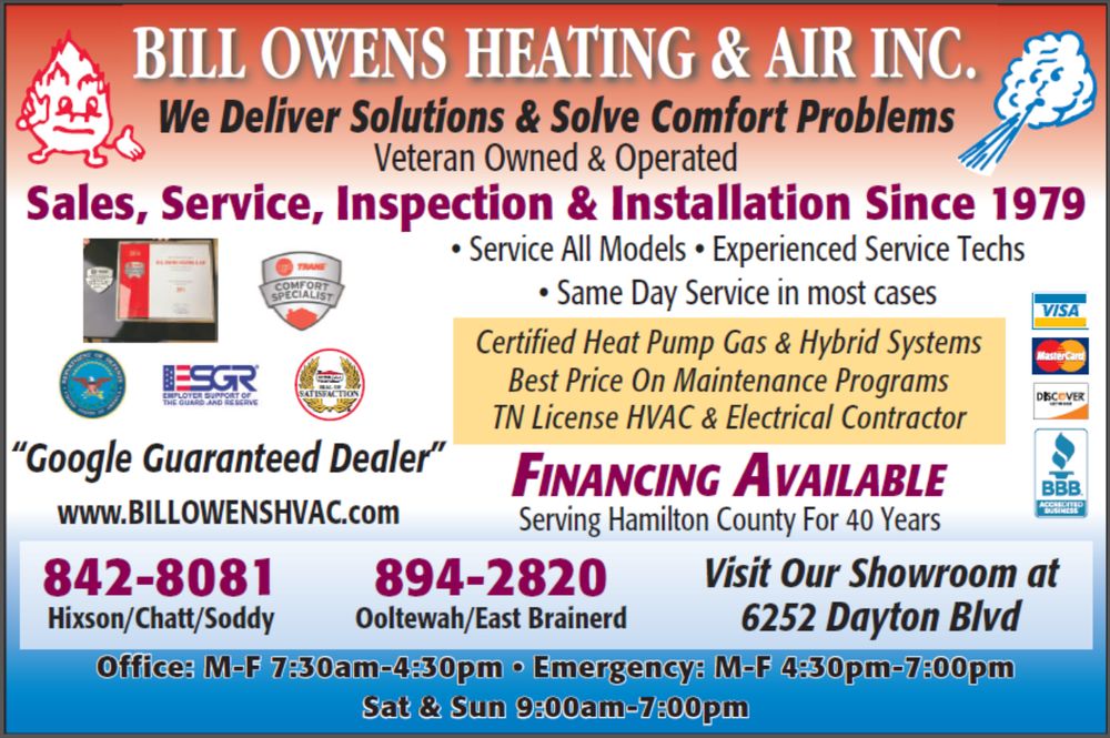 image of business Bill Owens Heating & Air Conditioning