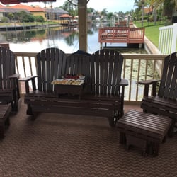Patio Casual 58 Photos Furniture S 180 N Race Track Rd Photo Of Patio Casual Oldsmar Fl United States Glider Bench With Optional