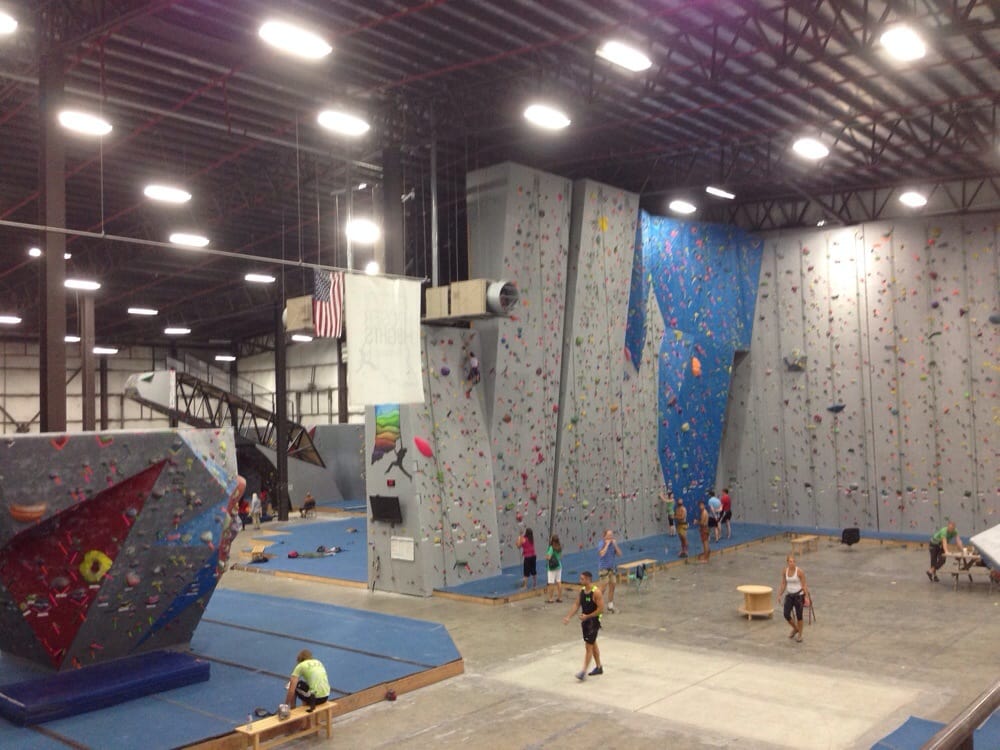 December 10, 2016 Hoosier Heights Rock Climbing to