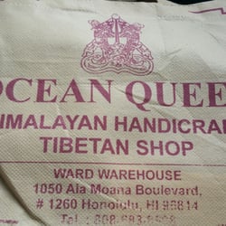 Photo of Ocean Queen Himilayan Handcraft/Tibetan Shop - Haleiwa, HI, United States. They giveyou their products in this handt Reusable bag!