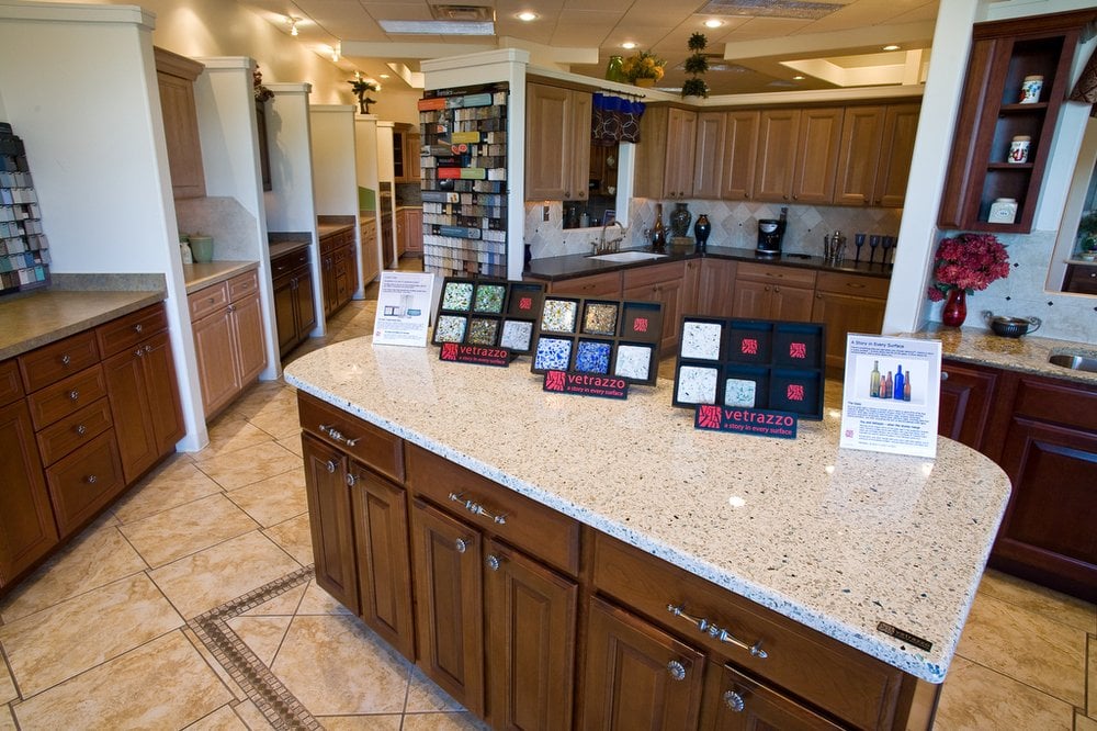 Vetrazzo Cubist Clear Recycled Glass Countertop Yelp Photo Of Austin Counter Tops Tx United States Vetrazzo Cubist Clear
