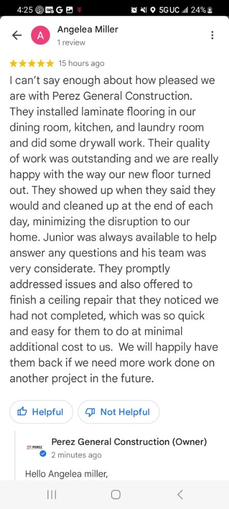 Perez General Construction