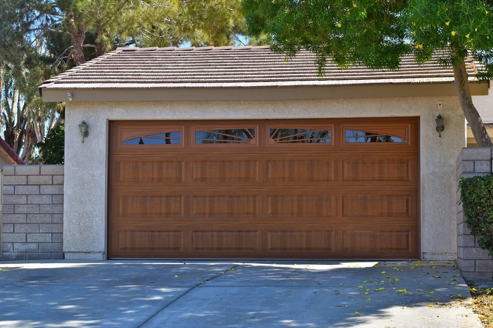 Long Panel Design Door Golden Oak Wood Grain Color With Full Photo Of Abracadabra Garage Door Palm Desert Ca United States Long Panel