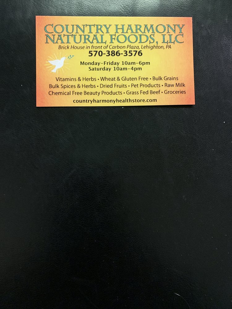 Country Harmony Natural Foods