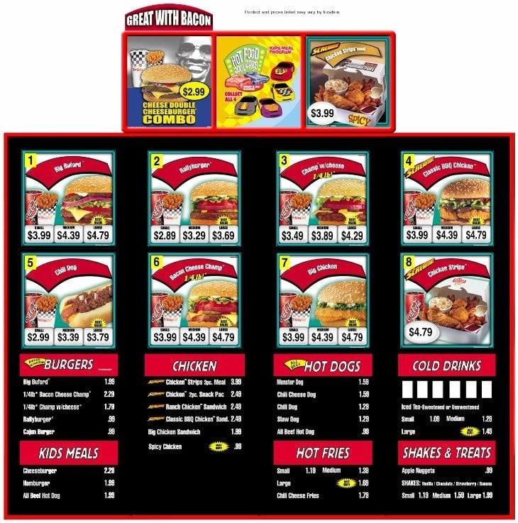 Rally’s Hamburgers Hot Dogs 3100 Loyola Dr, Kenner, LA Restaurant