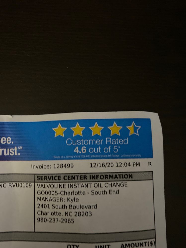 Valvoline Instant Oil Change