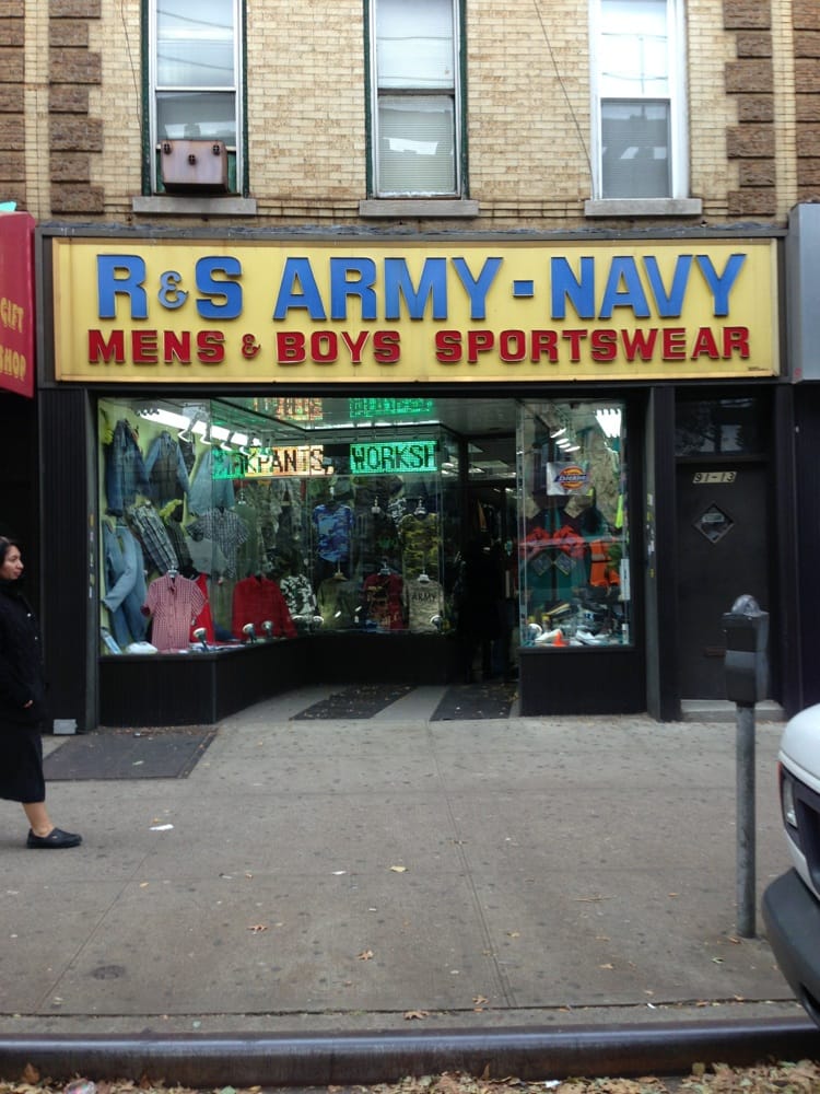 R & S Army Navy Store Discount Store 9113 Jamaica Ave, Woodhaven