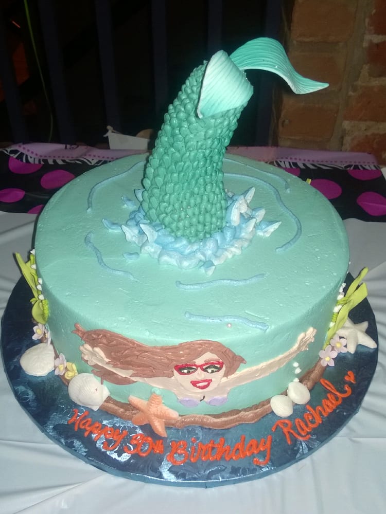 Mermaid Cake I had made for my wife�s 30th Birthday. Yelp