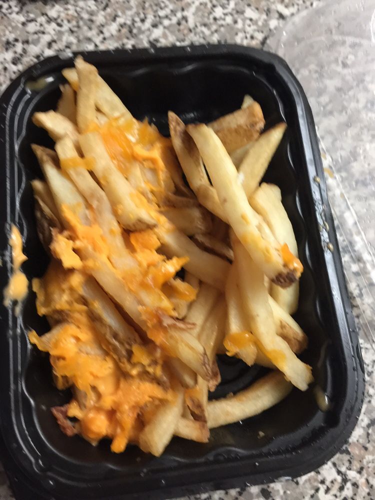 where s the bacon limp fries in cheese like sauce baconator fries