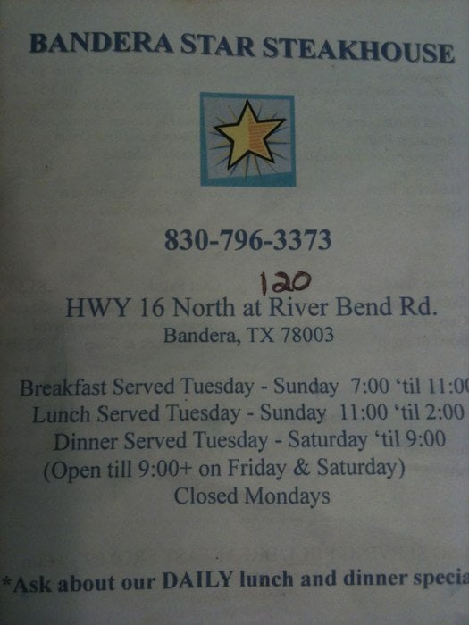 Bandera Star Steakhouse